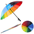 46" Arc Rainbow Umbrella